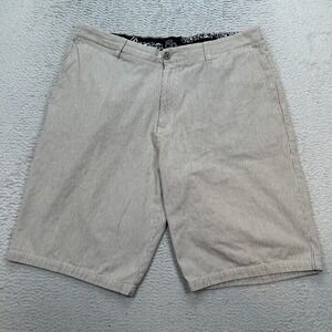 Volcom Shorts Men's Size 38 Striped Skate Baggy Y2K 12" Inseam.